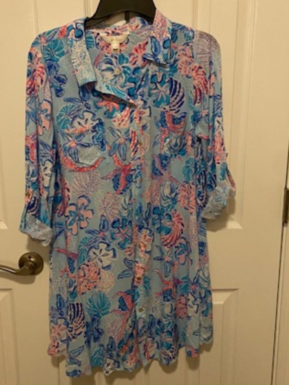 Lilly Pulitzer Full Button Beach Cover Up